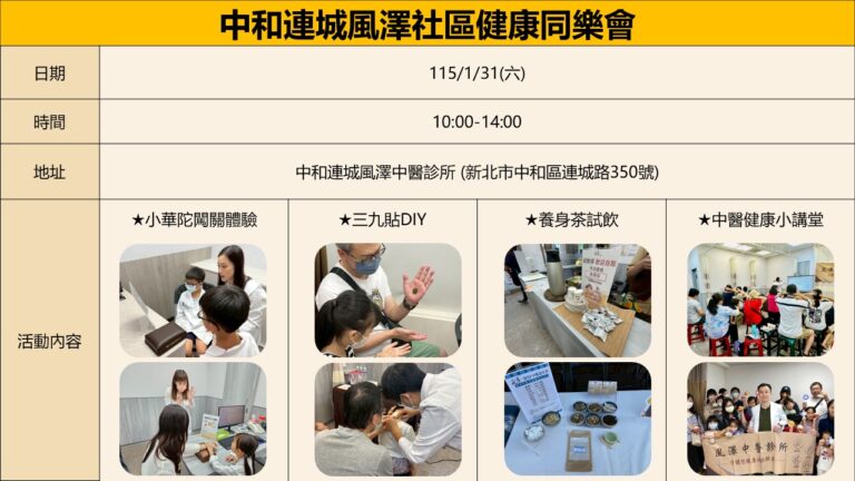 中和連城風澤社群同樂會圖片