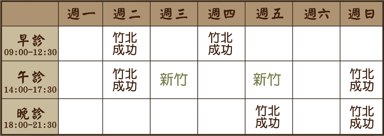 江品慧醫師診表