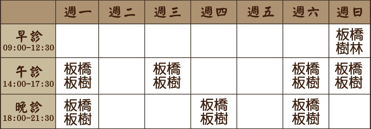 吳思穎醫師個人診表