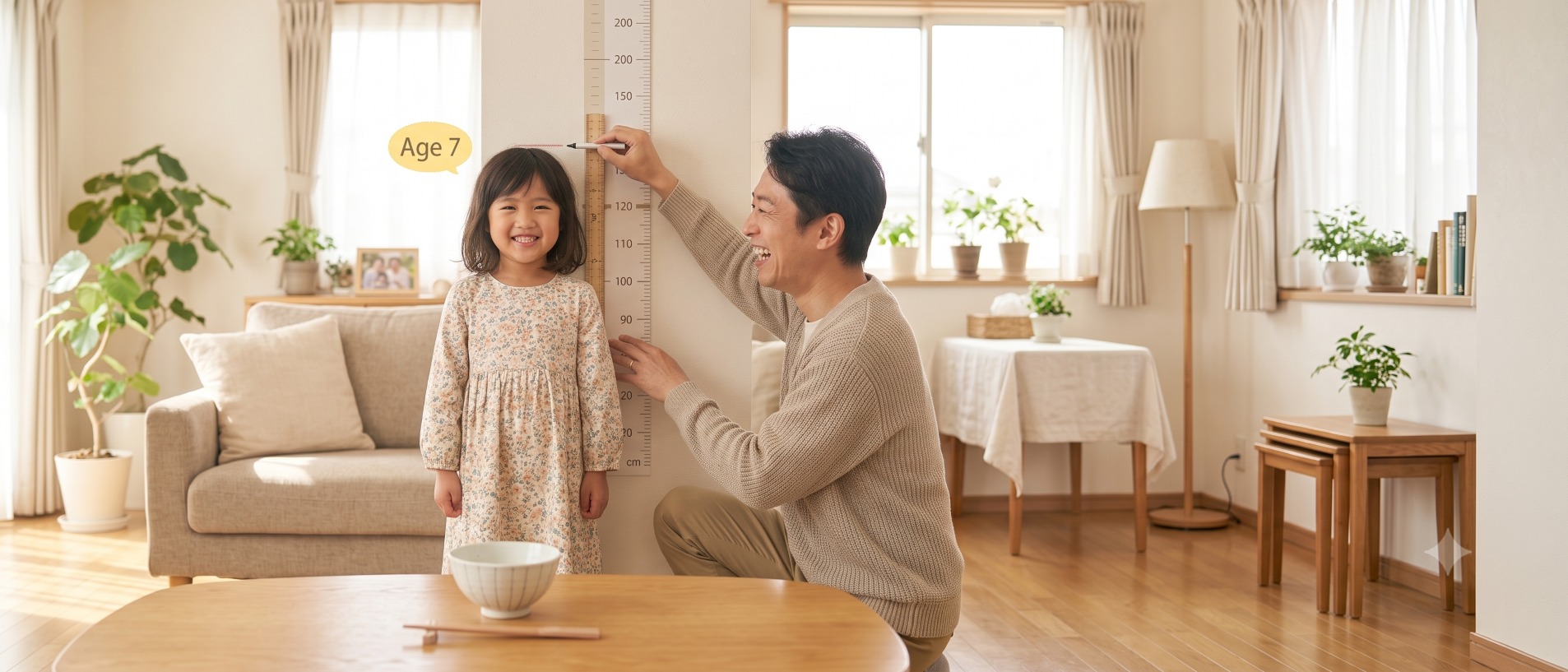 中醫健脾除濕調理六個月後，兒童胃腸脹氣減少、排便順暢並促進身高體重發育