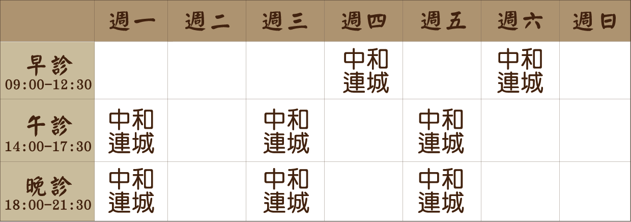 張書蓉 醫師｜八德風澤｜風澤中醫 張書蓉醫師門診表